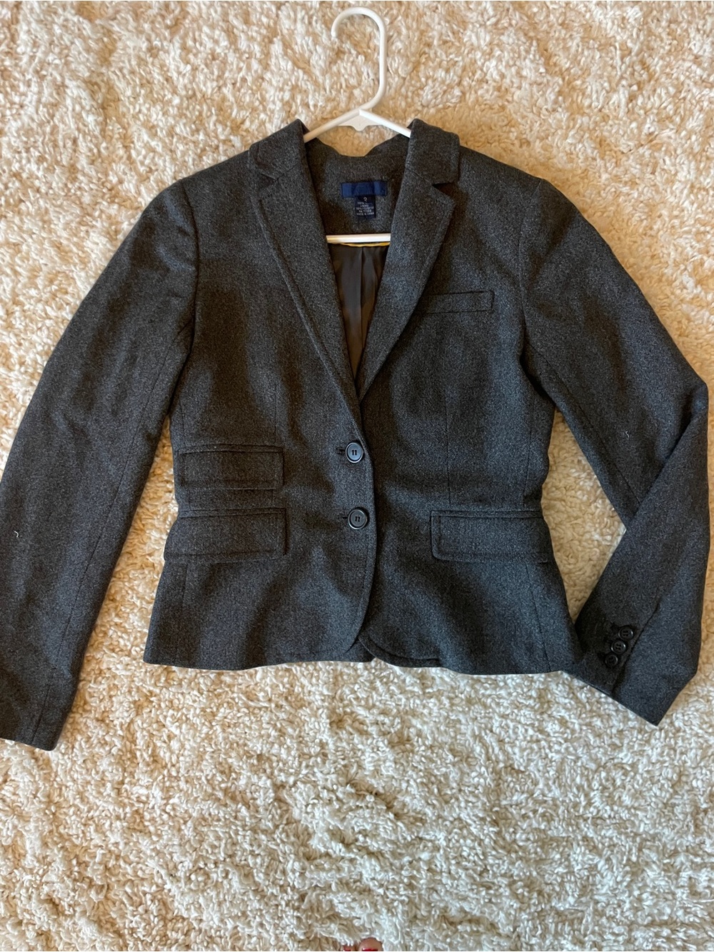 J. Crew Charcoal Gray Women’s Tailored Blazer